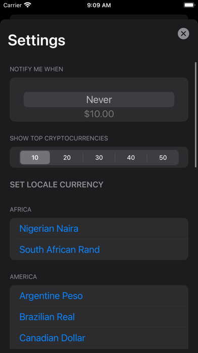 BTC Price Now Screenshot