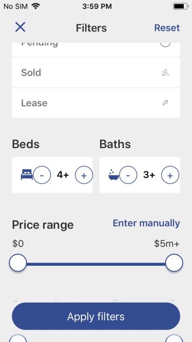 Realty Mark Property Search Screenshot
