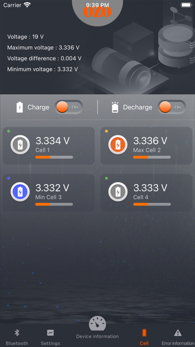 OZO BATTERIES Screenshot