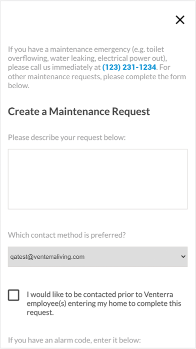 Venterra Realty SMARTHUB Screenshot