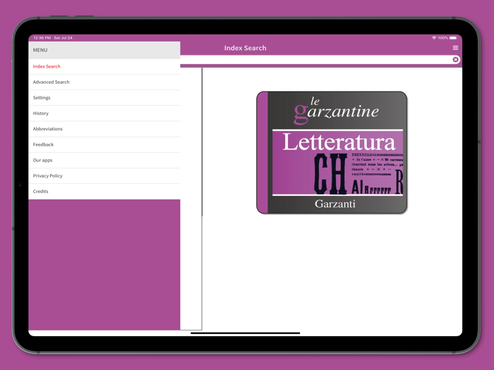 le Garzantine - Letteratura
