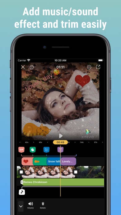 KiteVid - Video & Film Editor Screenshot