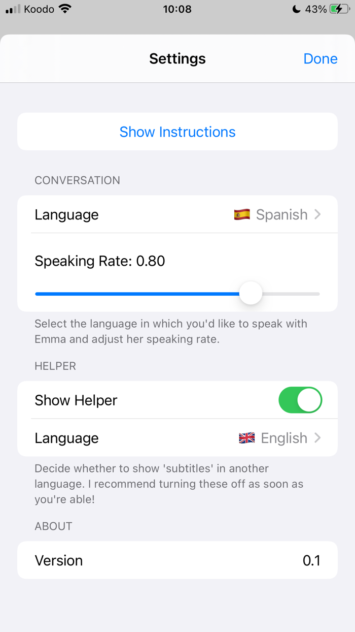 Emma - Language Tutor