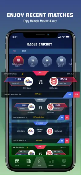 Game screenshot Eagle Cricket Live Line apk