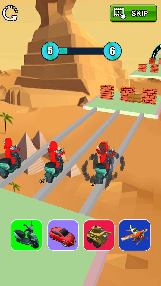 #4. Epic Car Transform Race (iOS) 由: Squad Cell