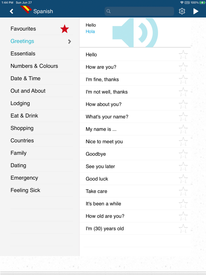 Tap and Say - Travel Phrasebook