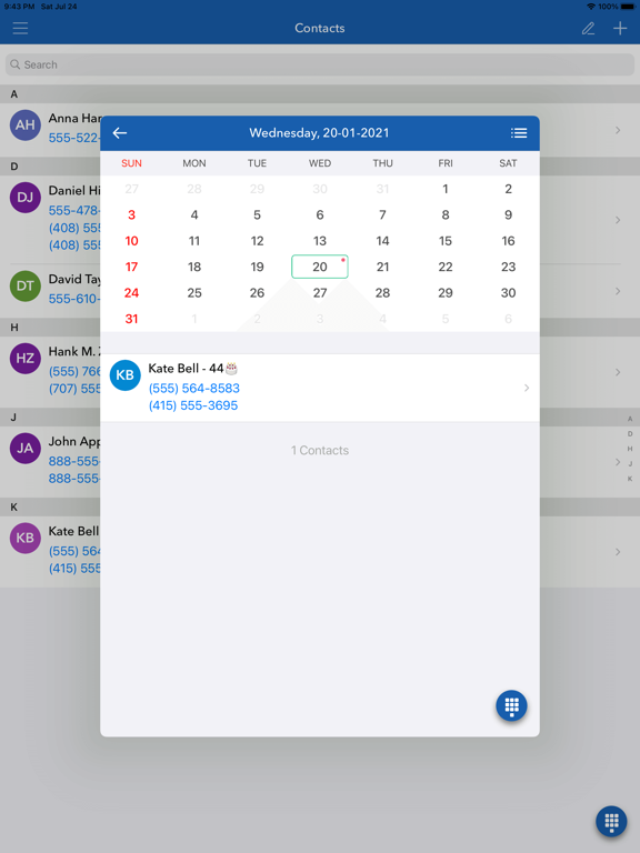 Screenshot #6 pour Backup Contacts Cleaner