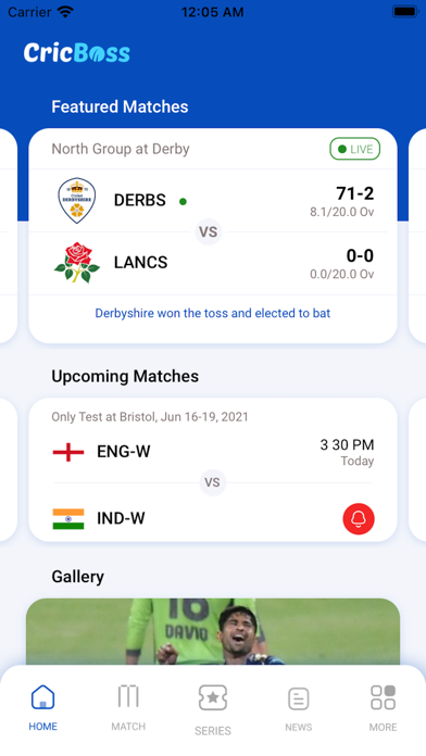 Cricboss : Live Cricket Score Screenshot