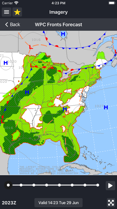 WeatherSpork Screenshot