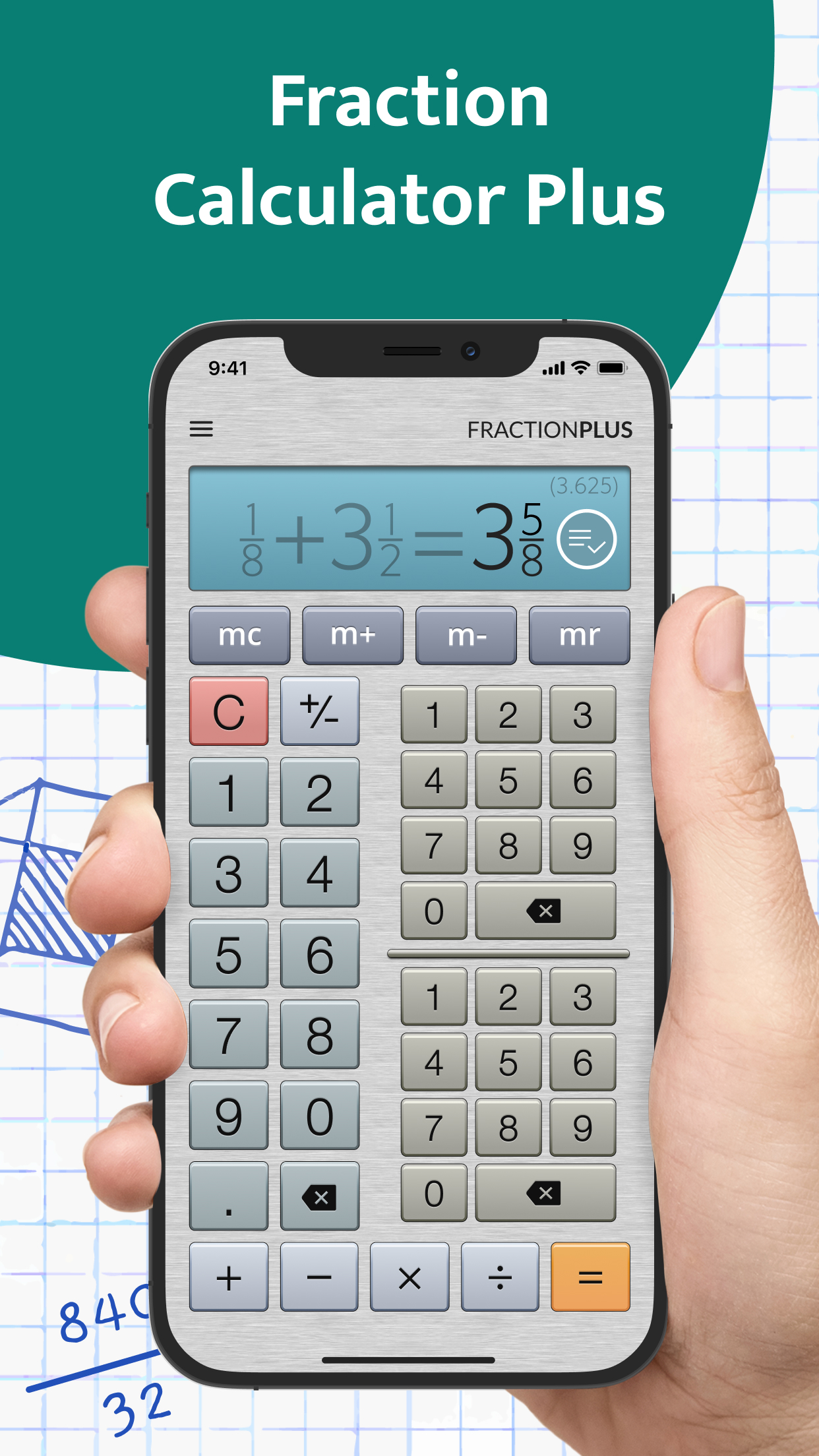 Fraction Calculator PRO #1