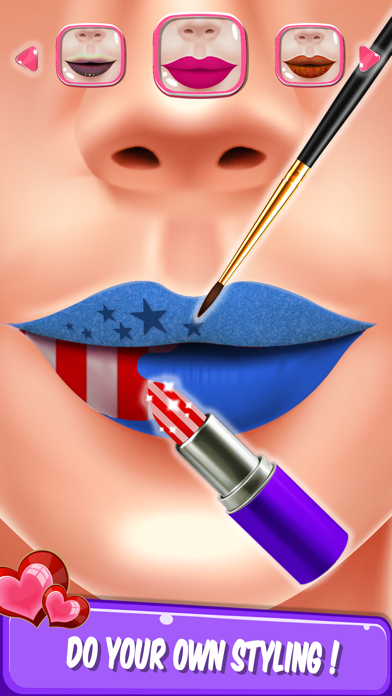 Lip Makeup Art DIY Screenshot