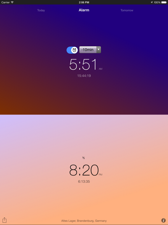 Screenshot #5 pour Sun Alarm