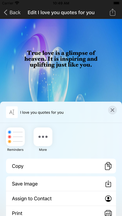 I love you quotes for you Screenshot