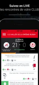 U S VALLEE DE LA DROME RUGBY screenshot #1 for iPhone