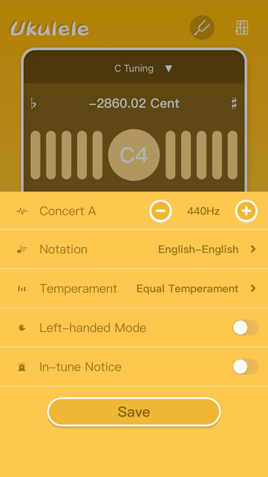 Ukulele Tuner - UkeTune Screenshot