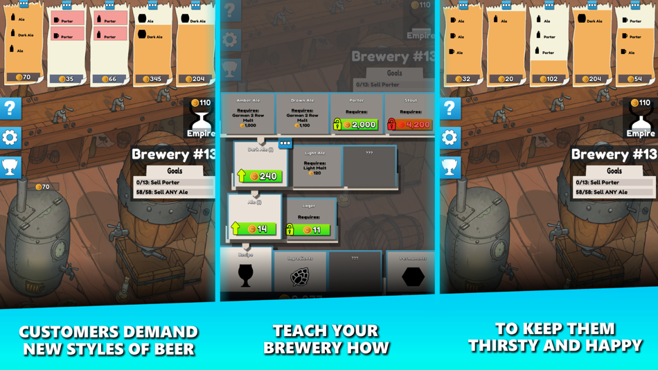 #3. Brewery Boss: Beer Game (iOS) 由: FunnerSoft, LLC