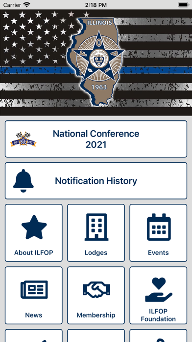 Illinois FOP Screenshot