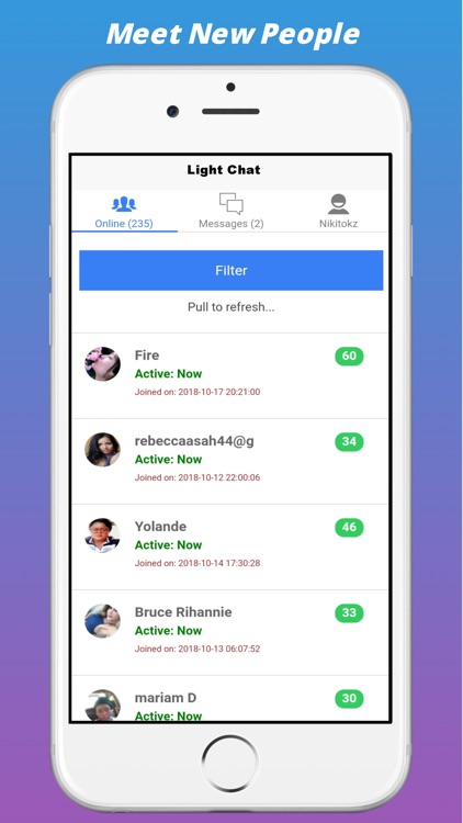 Light Chat - Meet New People