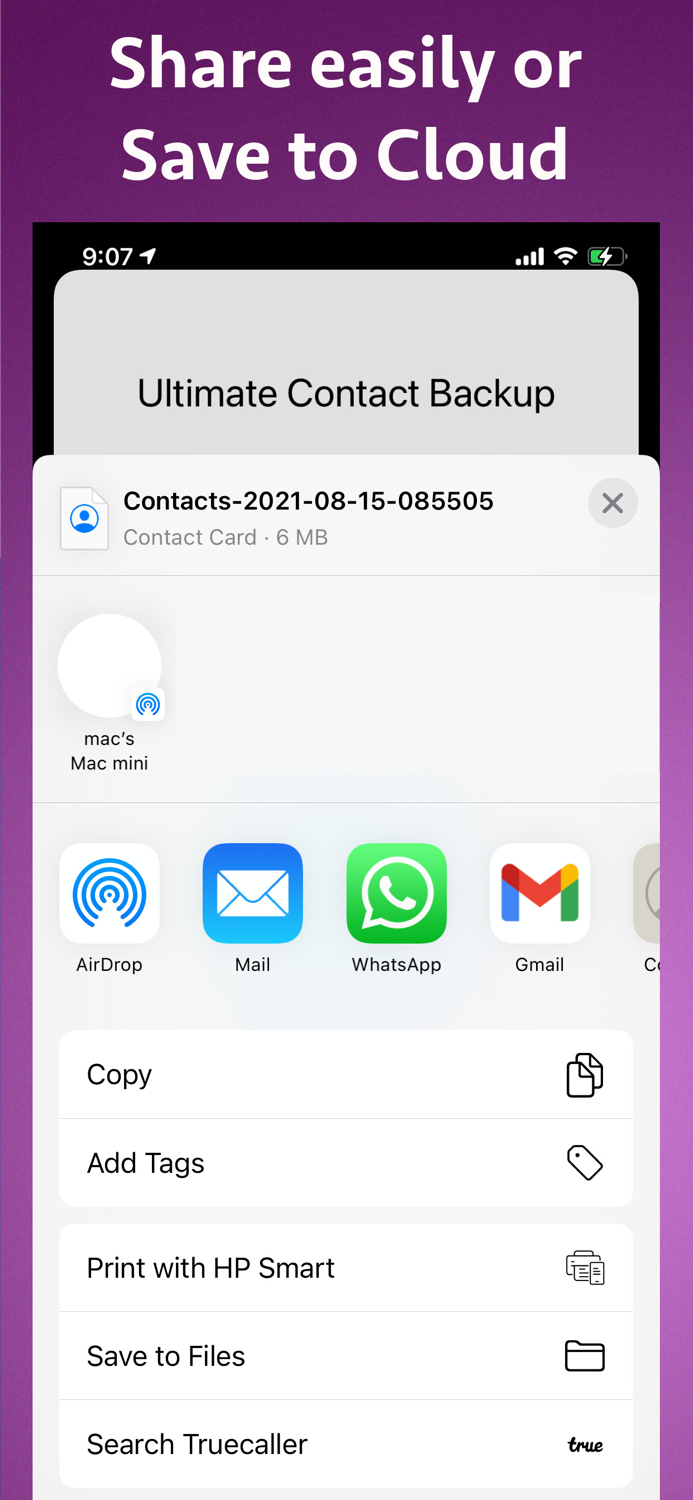 Ultimate Contact Backup