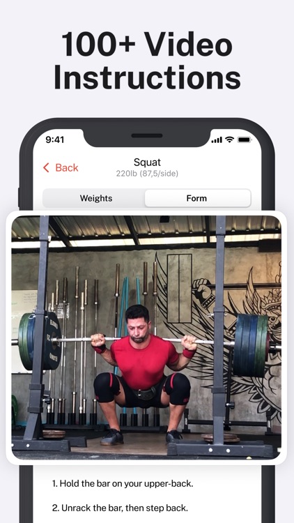 StrongLifts Weight Lifting Log