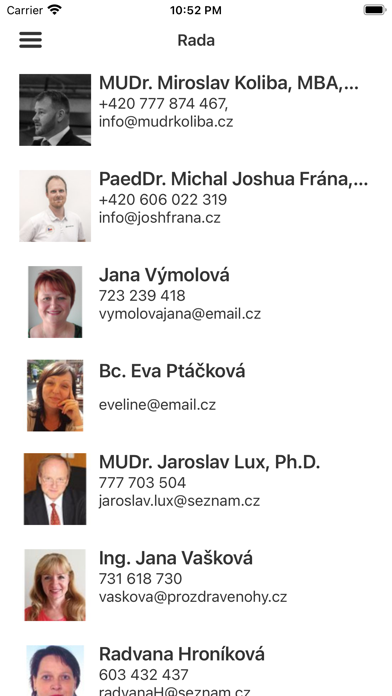 Česká podiatrická společnost Screenshot