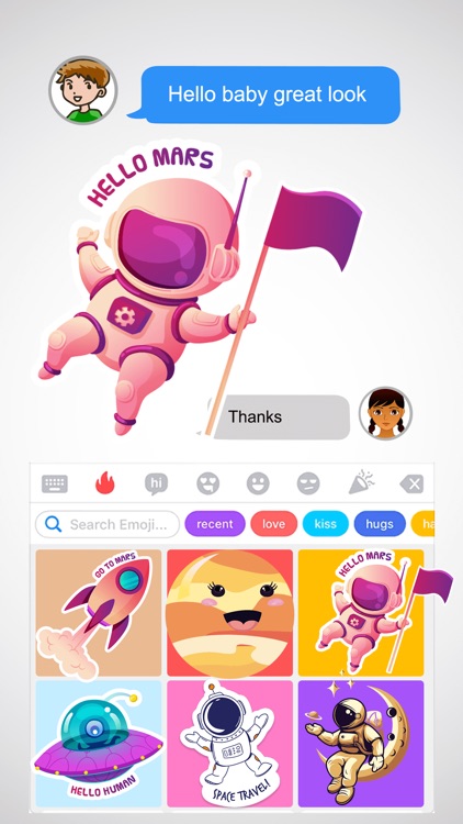 Space & Shooting Emojis screenshot-3