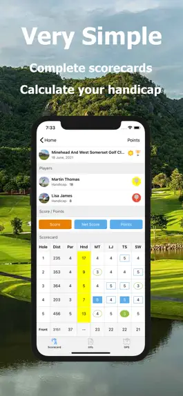 Game screenshot Golf Handicap - Online Golf apk