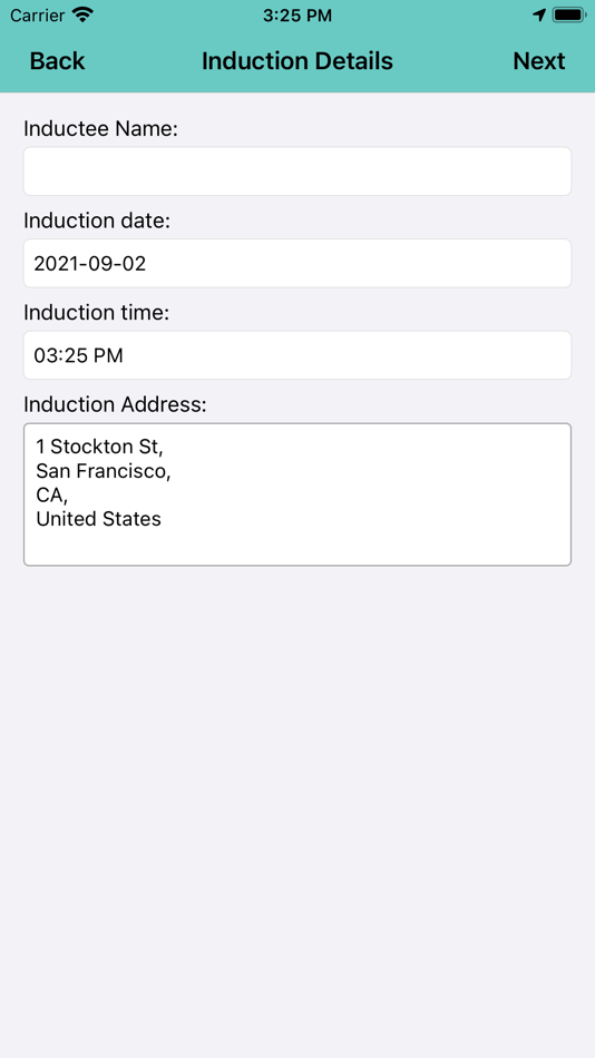 #2. SITE INDUCTION CHECKLIST (iOS) 由: My Ultimate Punter