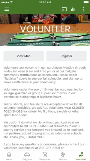 Second Harvest Food Bank ECI screenshot 3