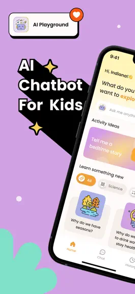 Game screenshot Safe AI Chat Bot for Kids・Zoe mod apk