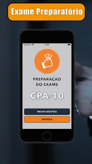 simulado cpa 10 anbima offline iphone screenshot 1