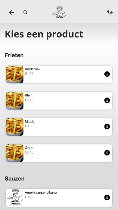 Frituur Centrum Screenshot 2 - AppWisp.com