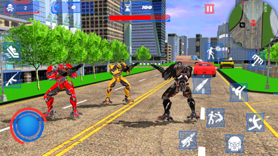 Super Flying Robot City Fight Screenshot