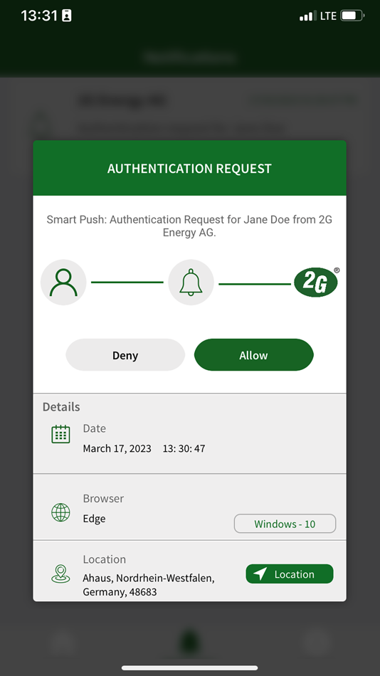 #1. 2G-ID Authenticator (iOS) 게시자: 2G energy AG