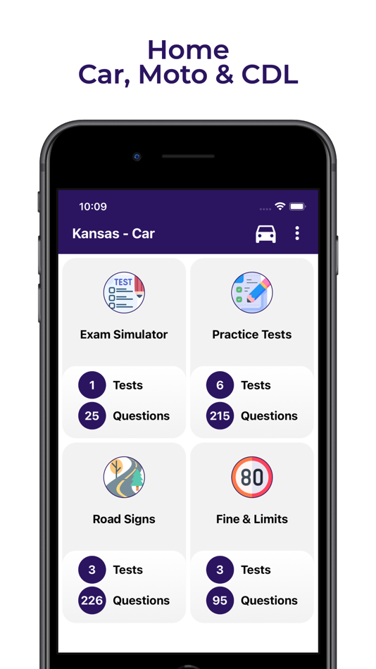 Kansas DMV Practice Test - KS - 1.1.1 - (iOS)