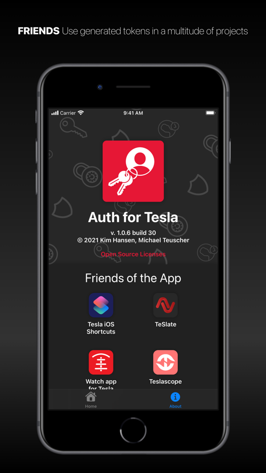 #3. Auth app for Tesla (macOS) Podle: Kim Hansen