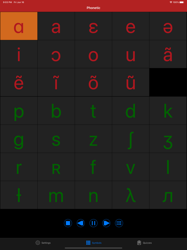 ‎Portuguese Sounds and Alphabet Screenshot