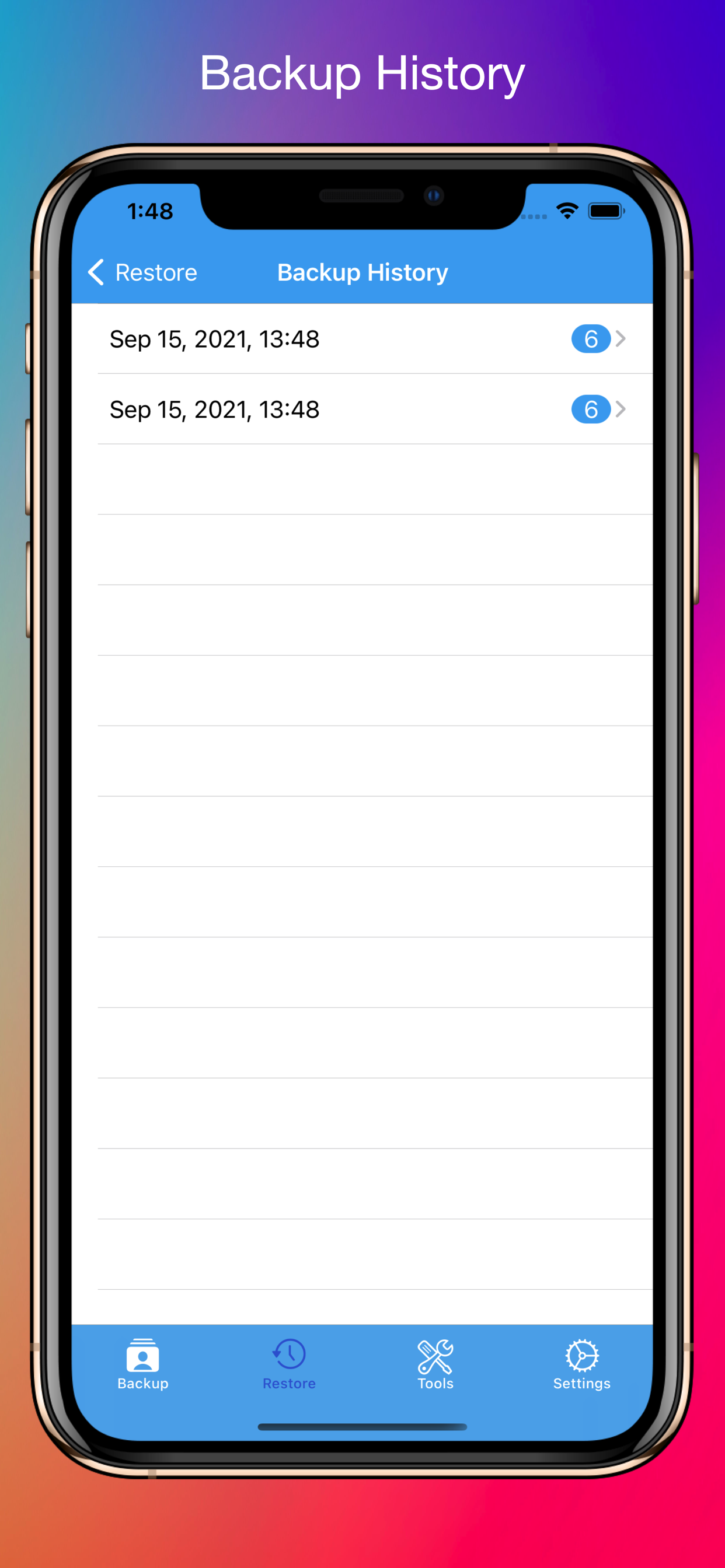 Contacts Backup Utility