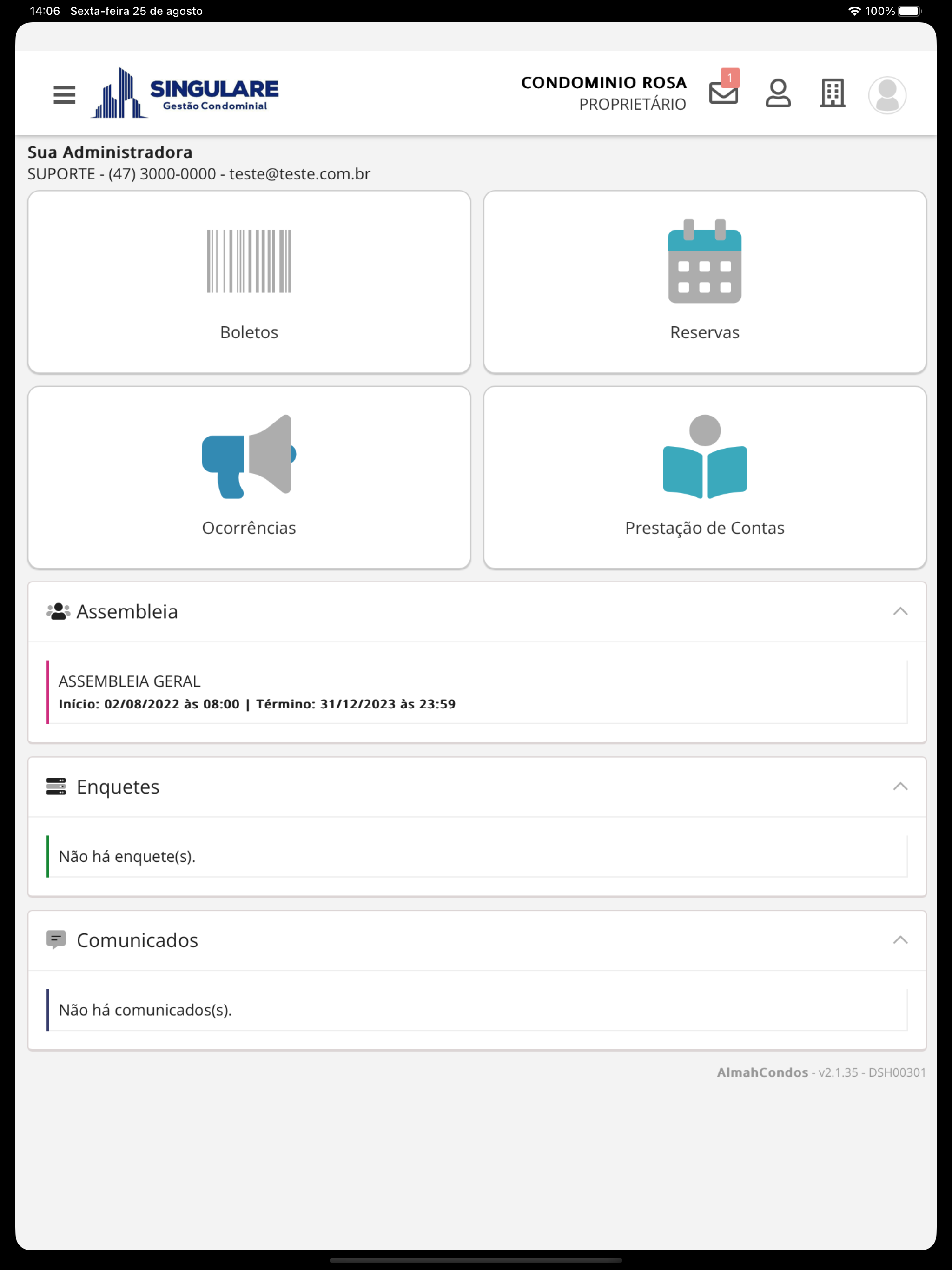 Singulare Administradora