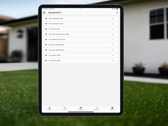 LawnAdmin iPad screenshot 4 - Business app
