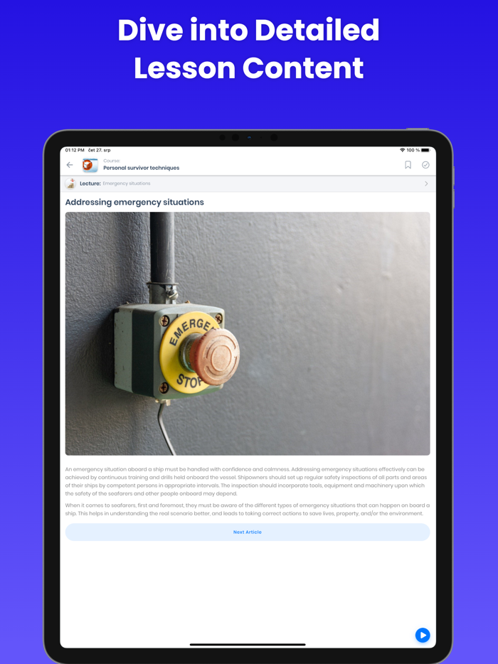 Primo Nautic - Maritime Course