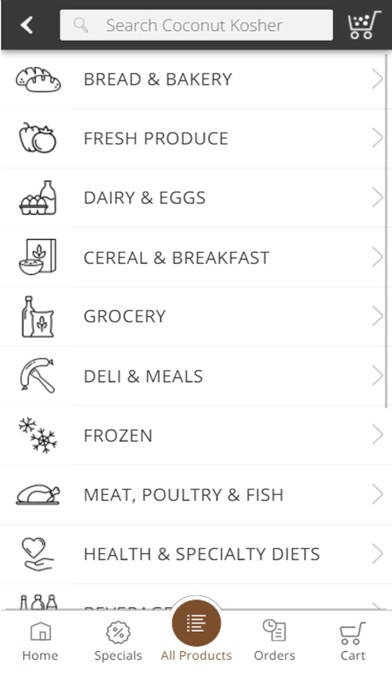 Coconut Kosher Screenshot