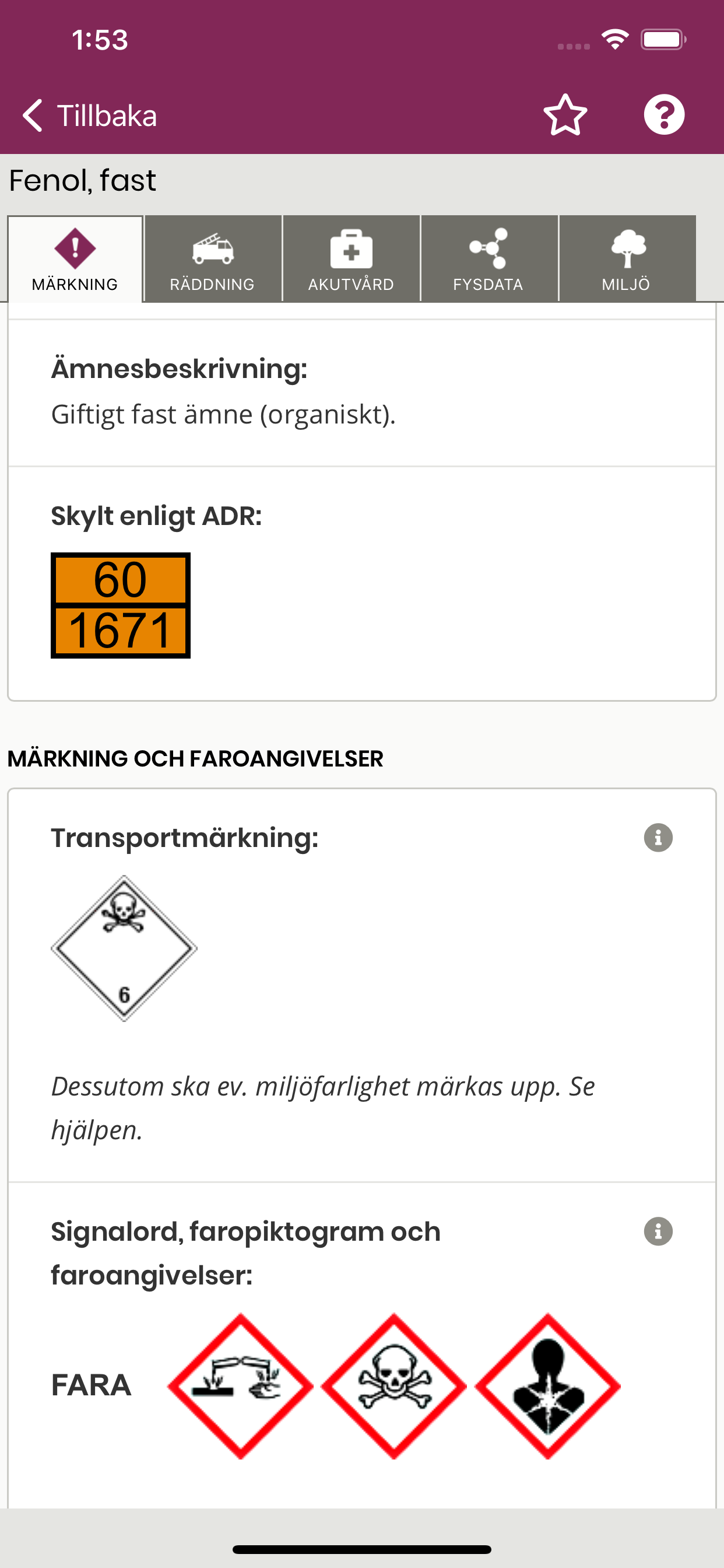 Farliga ämnen