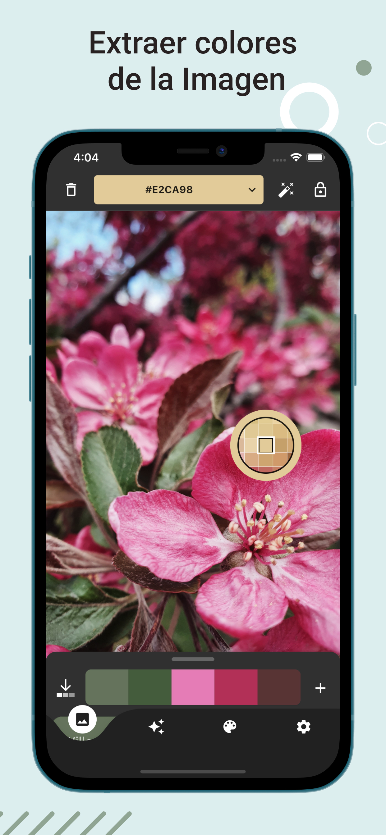 Paleta de Colores: Selector