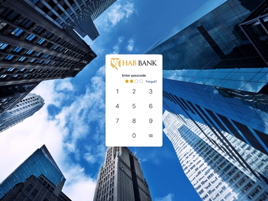 HAB Bank iPad screenshot 2 - Finance app