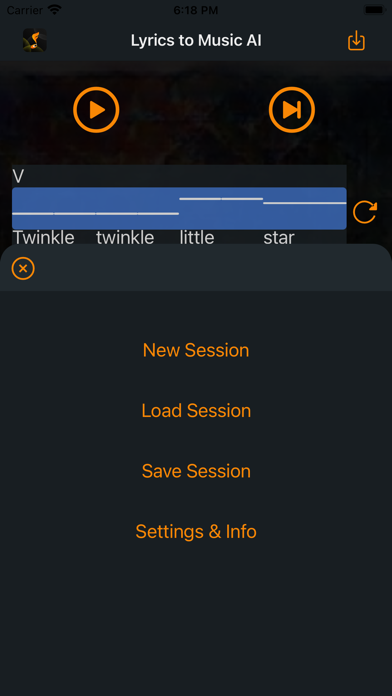 Lyrics To Music AI Screenshot
