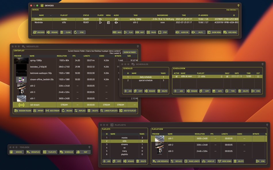 #2. nuplayer Server (macOS) By: numeo GmbH