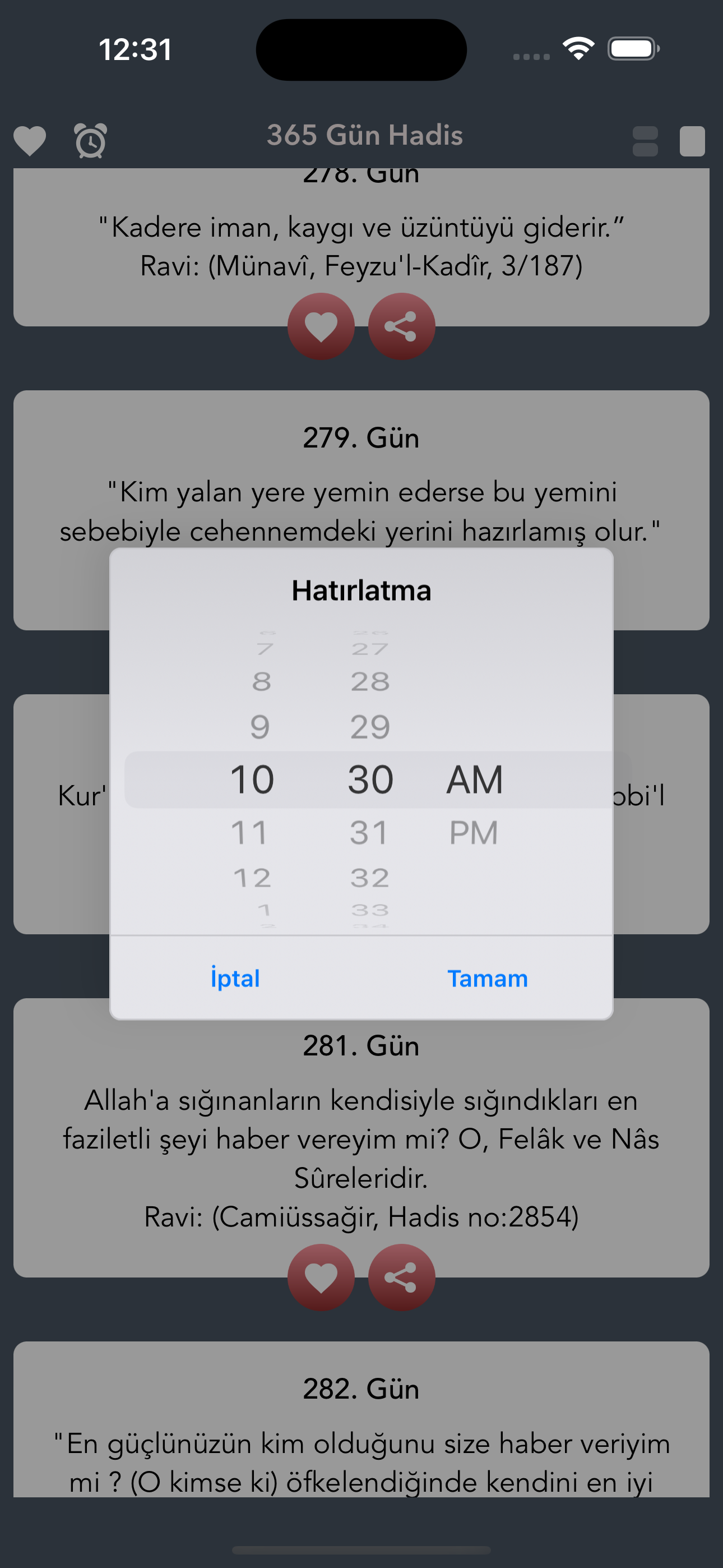 365 Gün Hadis