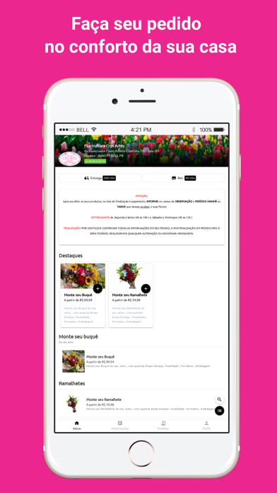 Floricultura Crys Artes Screenshot 1 - AppWisp.com Floricultura Crys Artes Screenshot 1 - AppWisp.com