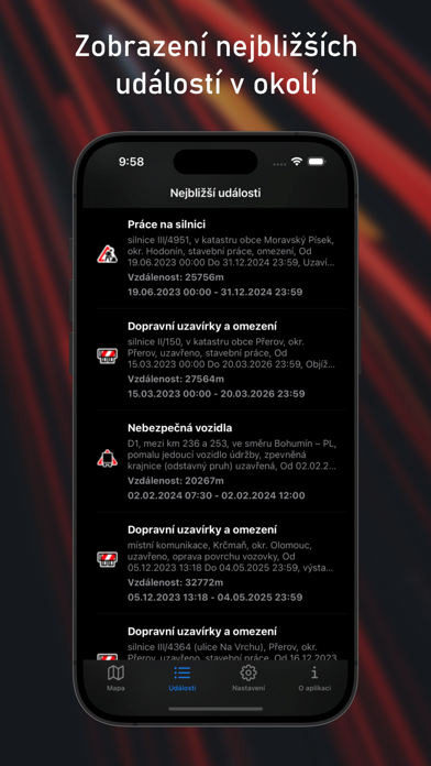 Dopravní info Screenshot